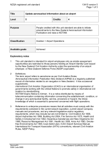 NZQA registered unit standard 13415 version 5  Page 1 of 3