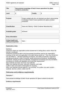 NZQA registered unit standard 23061 version 2  Page 1 of 3