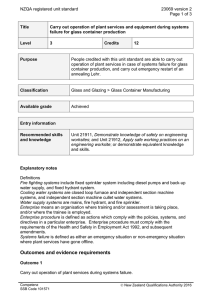 NZQA registered unit standard 23069 version 2  Page 1 of 3