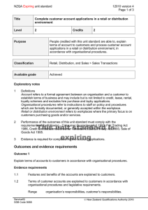 NZQA unit standard 12010 version 4