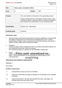 NZQA unit standard 1035 version 9