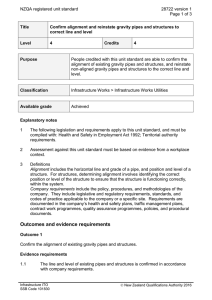 NZQA registered unit standard 28722 version 1  Page 1 of 3