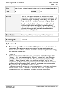 NZQA registered unit standard 6434 version 5  Page 1 of 3