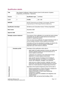 Qualification details