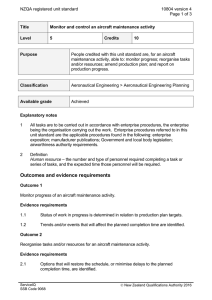 NZQA registered unit standard 10804 version 4  Page 1 of 3