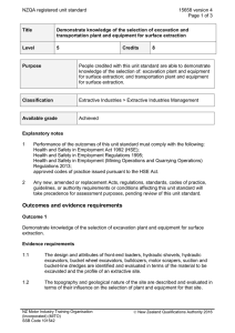 NZQA registered unit standard 15658 version 4  Page 1 of 3