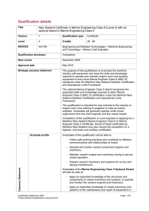 Qualification details