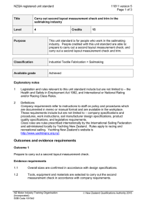 NZQA registered unit standard 11811 version 5  Page 1 of 3
