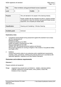 NZQA registered unit standard 1586 version 7  Page 1 of 3