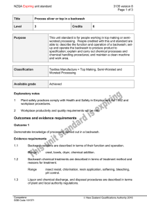 NZQA unit standard 3135 version 8