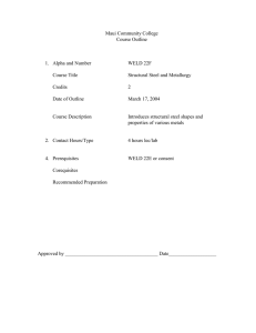 Maui Community College Course Outline  1.  Alpha and Number