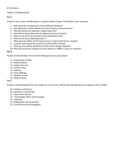 AP US History Chapter 12 Reading Guide