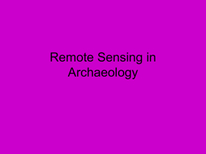Remote Sensing in Archaeology