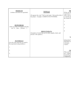 Another example of the Project Board layout