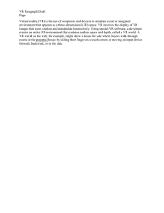 VR Paragraph Draft Page