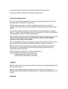 Study Requirements: Functional, Usability, Reliability, Security