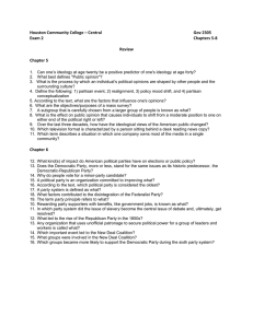 Gov 2305 Exam 2 Review: Chapters 5-8