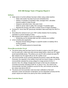 ECE 480 Design Team 3 Progress Report 2