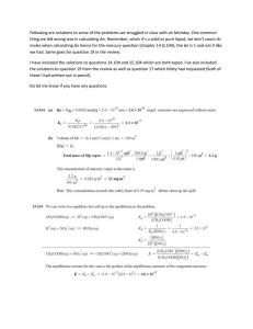 Following are solutions to some of the problems we struggled... thing we did wrong was in calculating ∆n. Remember, when...