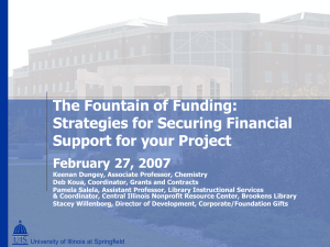 Strategies for Securing Financial Support for You Project with Chemistry Perspective