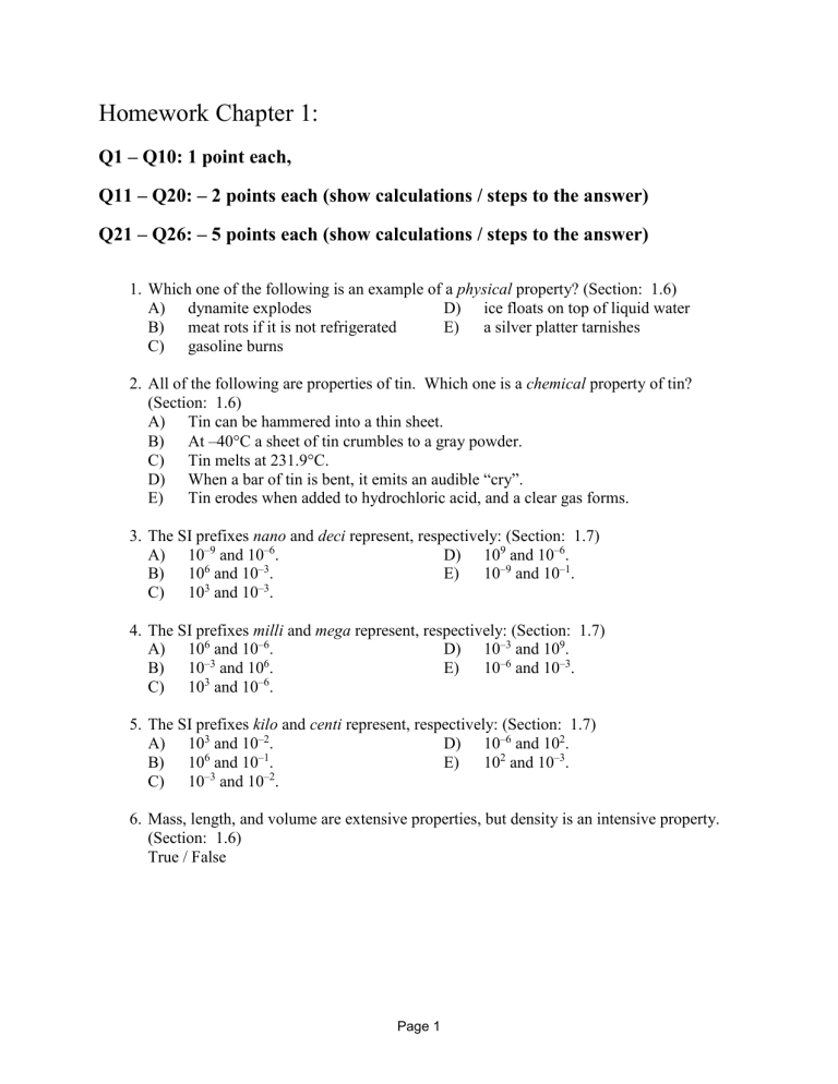 mcgraw hill chapter 1 homework