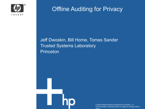 Offline Auditing for Privacy