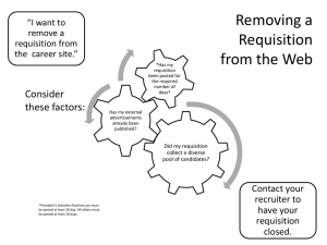 Removing a Requisition from the Web Consider