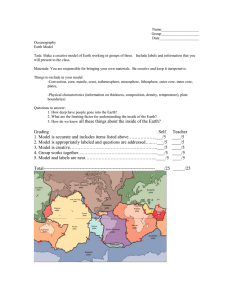 Earth Model Project