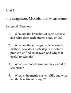 Unit 1 Essential Questions
