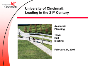 Presentation 1 - Welcome / Opening Remarks
