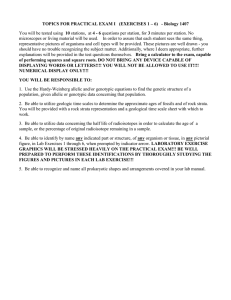 1407 Topics for Practical Exam I.doc