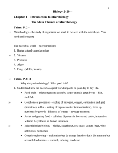 Biology 2420 Chapter 1 Outline.doc