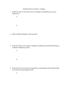 Reading Quiz for Chapter 2 - Engage