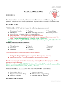 Cardiac Conditions