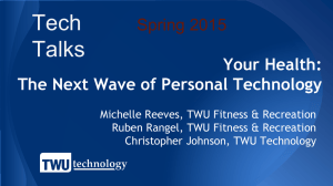 Tech Talks Your Health: The Next Wave of Personal Technology