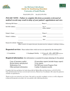 New Patient Referral Form