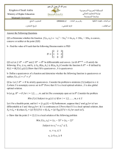 Optimization Techniques Exam - College Level