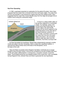 Sea Floor Spreading - 2