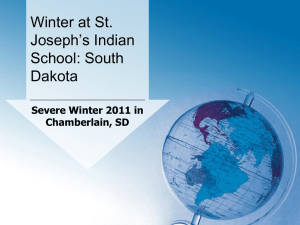Winter at St. Joseph’s Indian School: South Dakota
