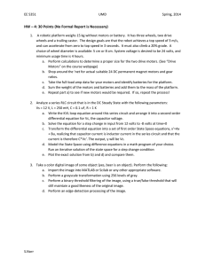 HW – 4: 30 Points (No Formal Report is Necessary)
