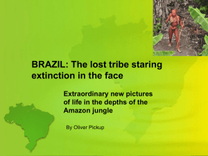 BRAZIL: uncontacted tribes threatened