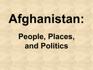 Afghanistan (another Overview)
