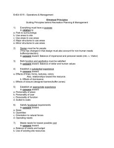Olmsteadian Principles