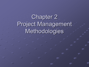 Chapter 2 Project Management Methodologies