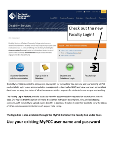 Check out the new Faculty Login!
