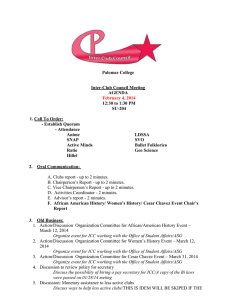 ICC Agenda February 4, 2014