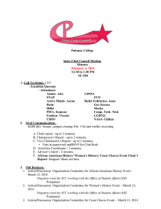 ICC Minutes February 4, 2014