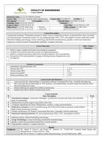 Short syllabus