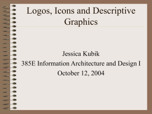 Logos, Icons and Descriptive Graphics Jessica Kubik 385E Information Architecture and Design I
