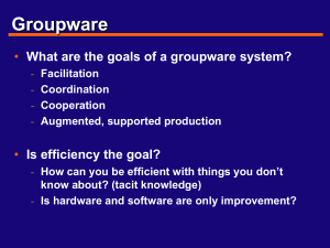 Networked, Dynamic Collaboration
